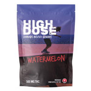 High Dose – cannabis Infused Gummies – Watermelon – 500mg/1000mg | Herb Heaven Canada