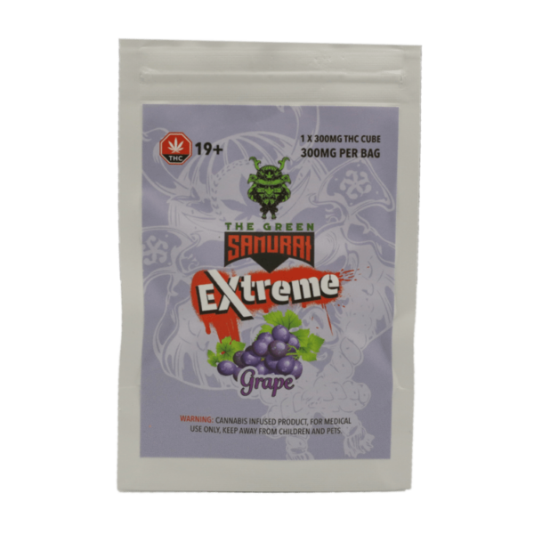 Green Samurai Extreme – Grape Gummy – 300mg THC | Herb Heaven Canada